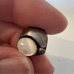 Vintage Sterling Silver Opal Stud Earrings Women’s Estate Jewelry Photo 3