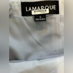 Lamarque Astrid Leather Blend Mini Skirt Baby Blue Small Photo 3