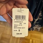 Windsor NWT Floral Chiffon High Low Dress small navy wedding guest Photo 6