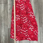 Boden Lily Jersey Faux Wrap Floral Print Midi Dress Pop Peony Meadow Cottagecore Red Size 2P Photo 4