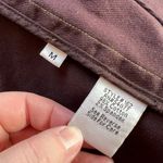 CAbi  Womens Denim Jean Jacket Halftime Safari Raisin Brown Tunic Length Collared Photo 11