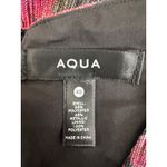 AQUA  Floral Print Long Sleeve Mini Dress V-Neck‎ Ruched Party Cocktail Photo 8