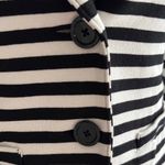 Forever 21 Black and White Striped Blazer Photo 2