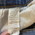 Indigo Rein Denim Skirt Button Front Frayed Hem Blue Jean Mini Skirt Y2K Preppy Photo 8