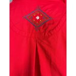 Obermeyer Vintage Red Ski Jacket Petite Alpine Floral Embroidery Heart Hardware Photo 14