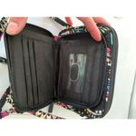 Vera Bradley  BANDANA SWIRL Black Retired All in One Crossbody & Wristlet Straps Photo 5