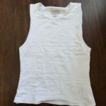 Aritzia Original Contour Muscle Tank White Photo 1