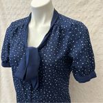 Jason Wu  for Target Polka Dot Bow Blouse sz S Short Sleeve Blouse Photo 5