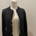 J.Crew Black Ruffled Blazer Photo 2