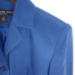 Josephine Chaus  4P Lapis Blue Silk Blazer Photo 5