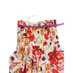 Shona joy  Kalani Shirred Strapless Mini Dress In Coconut/Multi Tiered Floral 2 Photo 7