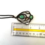 Sweet Lola copper tone blue pendant necklace Green Photo 6