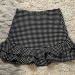 AQUA  Gingham Mini Skirt Size L Photo 0