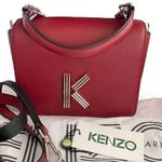 Kenzo Paris Cow Leather Crossbody Handbag W/ Strap Photo 1