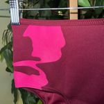 ADIDAS by Stella McCartney High Waisted Floral Bikini Panties NWOT Size XS Red Photo 3