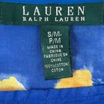 Ralph Lauren  vibrant dloral coverup/tunic top with drawstring dolman sleeves S/P Photo 4