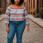 Wrangler Retro Off Shoulder Long Sleeve Elastic Women’s‎ Top Plus Size Size XXL Photo 0