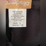 CARABELLA Ladies Black Satin Eveningwear Cocktail Formal Wedding Trousers Sz 10 Photo 4