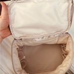 Quilted Velvet Cosmetic Bag Pink Photo 3