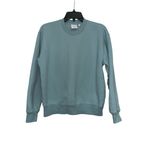 Aritzia  Sweat Fleece Perfect Crew Sweatshirt Size Small Dayflower Blue Comfort Photo 1