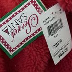 Christmas Poncho Womens Santa Claus Holiday Sweater Size‎ OSFM Hooded Red Size undefined Photo 5