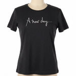 Celine Dion Shirt A New Day Vegas Concert Tee Y2K Bling Glitter Diva Pop Star Black Size XL Photo 0