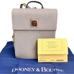 Dooney & Bourke NWT Grey Saffiano Leather Backpack in “Ash” Photo 2