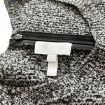 Escada Sport Black White Mixed Media Pleated Abstract Short Sleeve Dress Size 38 Photo 2