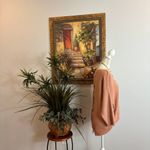 New York Company Jeans Sweater NYCO Soho Lace up Black 3/4 Sleeve Small Pink Photo 5