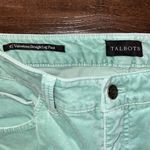 Talbots Velveteen Straight Leg Pant - Winter Mint Photo 3