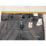 Jessica Simpson  Harmony High Rise Straight‎ Distressed Glitter Blue Jeans 22W Photo 6