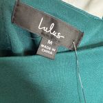 Lulus Paulina Forest Green Bodycon Midi Dress New with Tag W1942 Sz M Photo 5