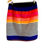 ASOS  Women's Multicolor Striped High-Low Skirt - Size 10 Photo 4