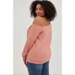 Torrid NWT  Off-Shoulder Sweatshirt French Terry Maya Angelou Size 4X Photo 2