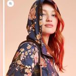 Anthropologie LPA X Jacket 360 Hoodie Windbreaker Waterproof Floral Blue Pink Photo 10