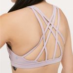 Lululemon  Free To Be Serene Bra *High Neck Heathered‎ Powdered Mauve W2BIBS Sz 6 Photo 8