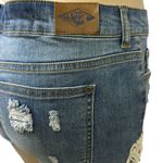 Wild Blue Sadie Robertson Collection  Crochet Lace Blue Jean Shorts Juniors 7 Photo 4