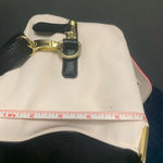 Betsey Johnson Satchel Bag Medium White and Red Photo 7