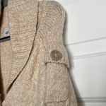 CAbi Beige Knit Cardigan Sweater Photo 4