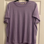 Earth Yoga soft‎ lilac blouse size 1X Purple Photo 0