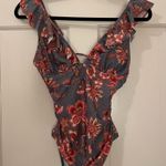 Cupshe Floral Ruffle One Piece Swimsuit Photo 0