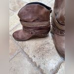 Corral Indie Spirit cognac brown leather mixed strap ankle boot Photo 4