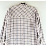 Xirena Women Top Blue Gray Lilac Quartz Button Up Pearl Snap Long Sleeve Size XS Photo 7