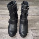 Sorel After Hours Black Buckle Wedge Boots Photo 1