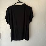 Alex Marie  Womens XL Black‎ Short Sleeve Casual T-Shirt Top Closet Staple Photo 7