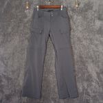 prAna Womens Convertable Roll Cargo Gray Pants Stretch Gorpcore Outdoor SZ 2 Photo 2