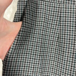 Aritzia Babaton Grey Black Gingham High Rise Pull On Trousers Photo 1