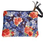The Pioneer Woman Heritage‎ Floral Cosmetic Bag Blue Photo 1