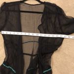 Sheer black beach cover up Size undefined Photo 8
