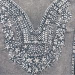 Solitaire  Boho Embroidery Long Balloon Sleeves Top Small NWT Photo 2